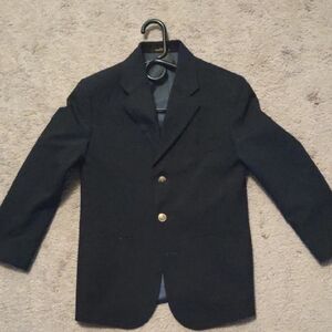 Liz Claiborne Navy Blazer with Gold Buttons